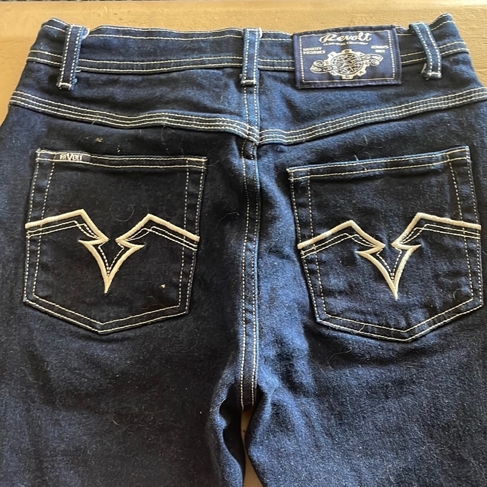 Revolt brand dark rinse Jean